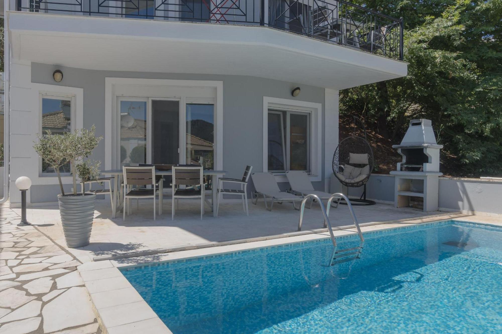 Diamanti Villa, Pool & Barbecue Skala Potamia  Exterior photo